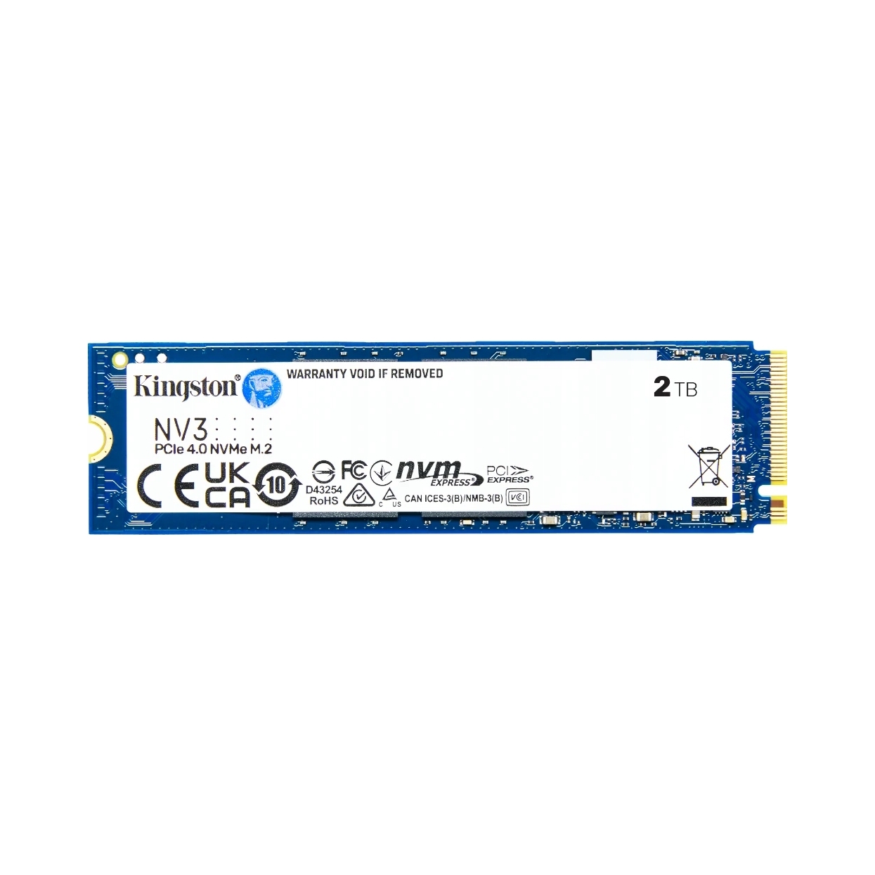 Dysk wewnętrzny SSD Kingston NV3 2TB PCIe Gen 4 x4 NVMe M.2 2280