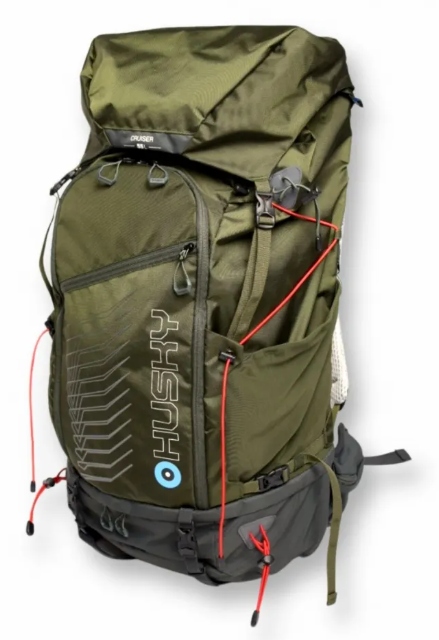 Husky Batoh Cruiser 55L tmavě zelená