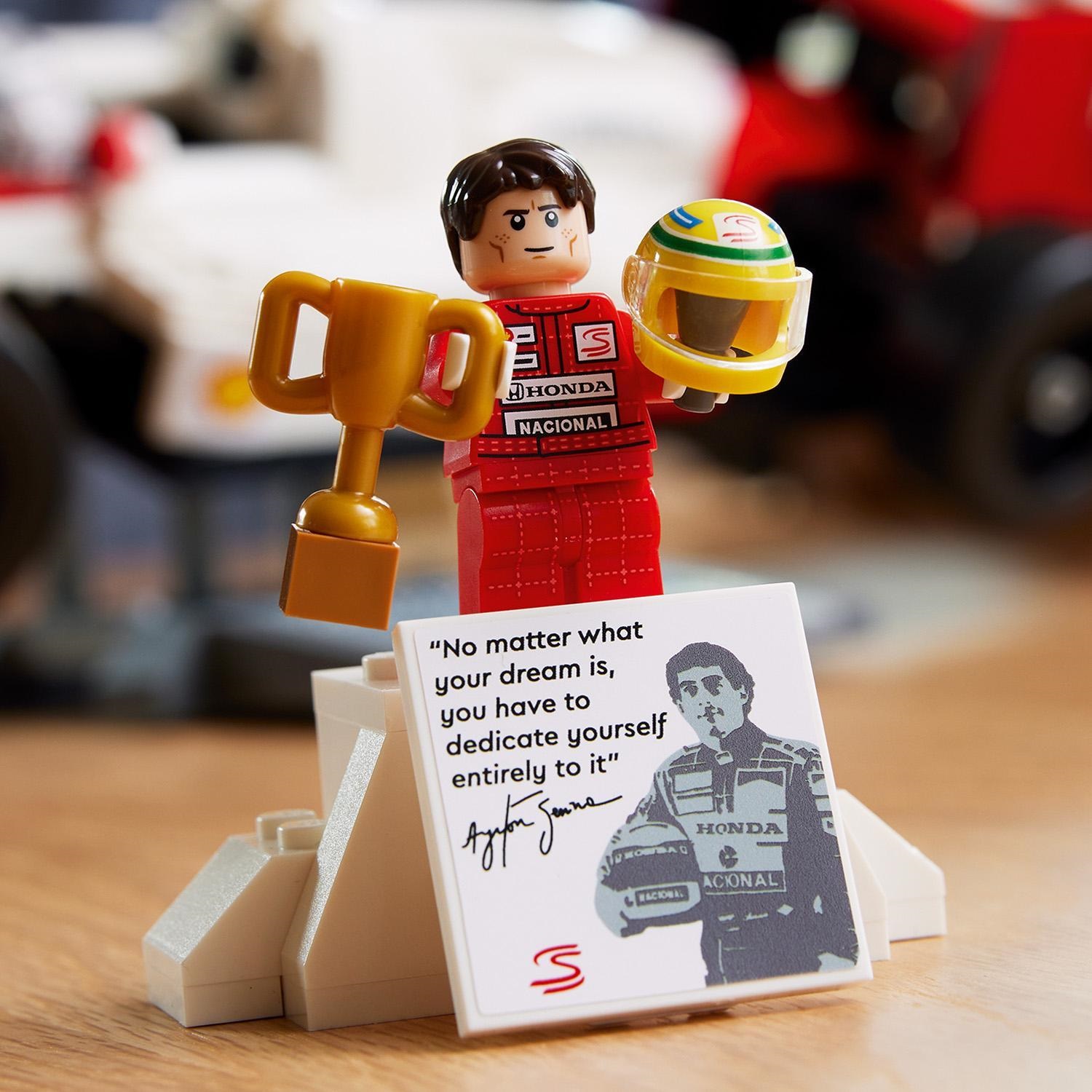 LEGO ICONS 10330 MCLAREN F1 BOLID MP4/4 Mistrz Świata AYRTON SENNA + Torba Marka LEGO