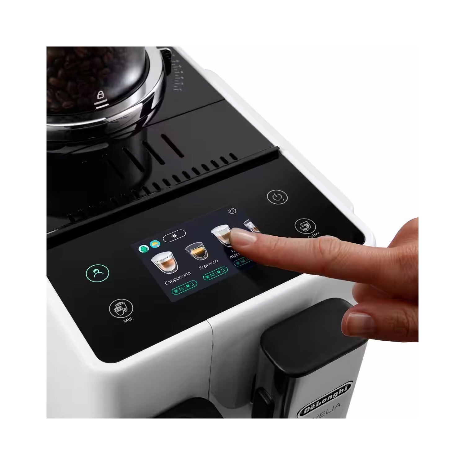 Automatyczny ekspres ciśnieniowy De'Longhi EXAM440.55.W 1450 W biały