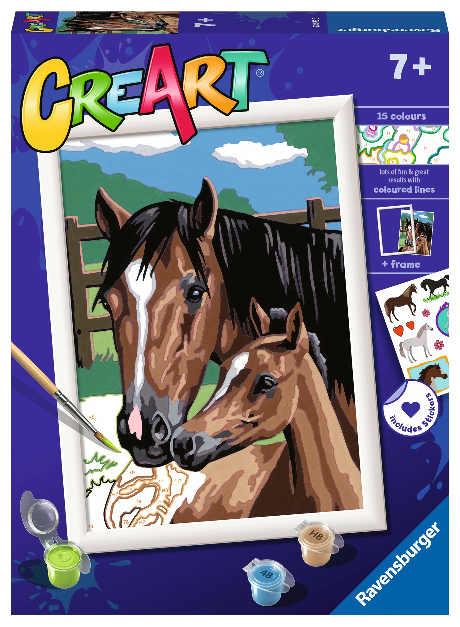 

Ravensburger CreArt dla dzieci Koń i kotki 235735