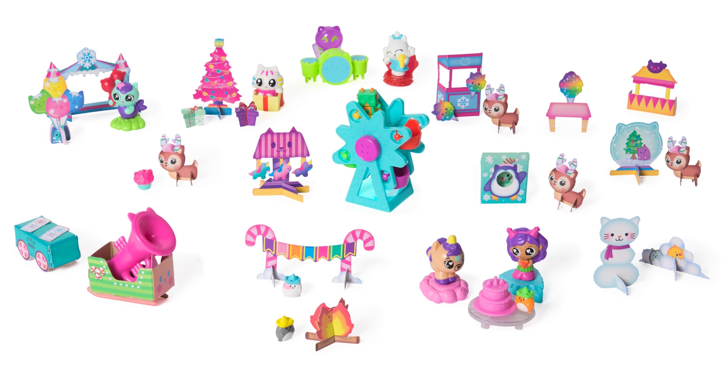 Адвент-календарь Gabby's Dollhouse Celebration Surprise, фигурки и украшения, от 3 лет — фото 2