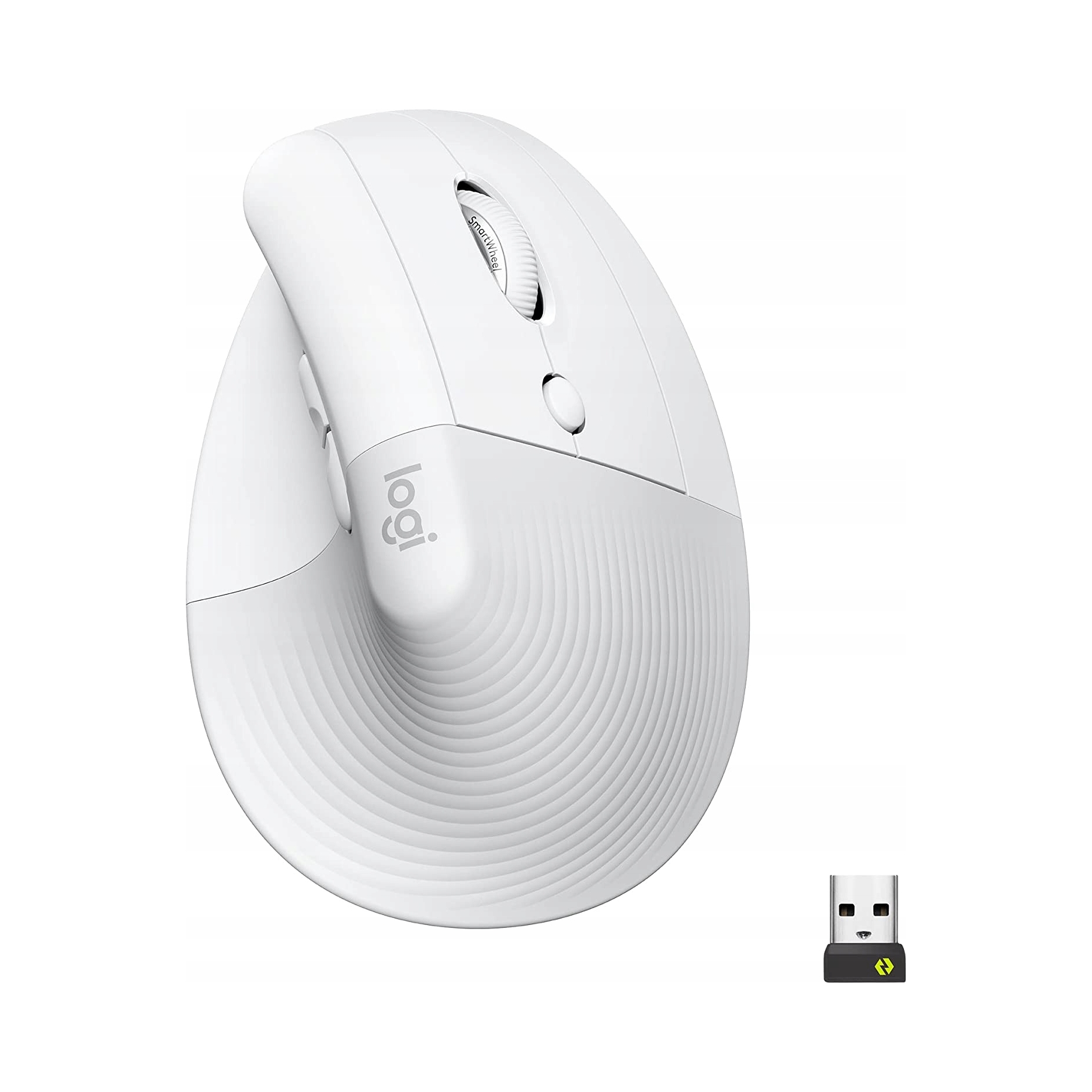 Bezdrôtová myš ergonomická Logitech Lift Vertical biela
