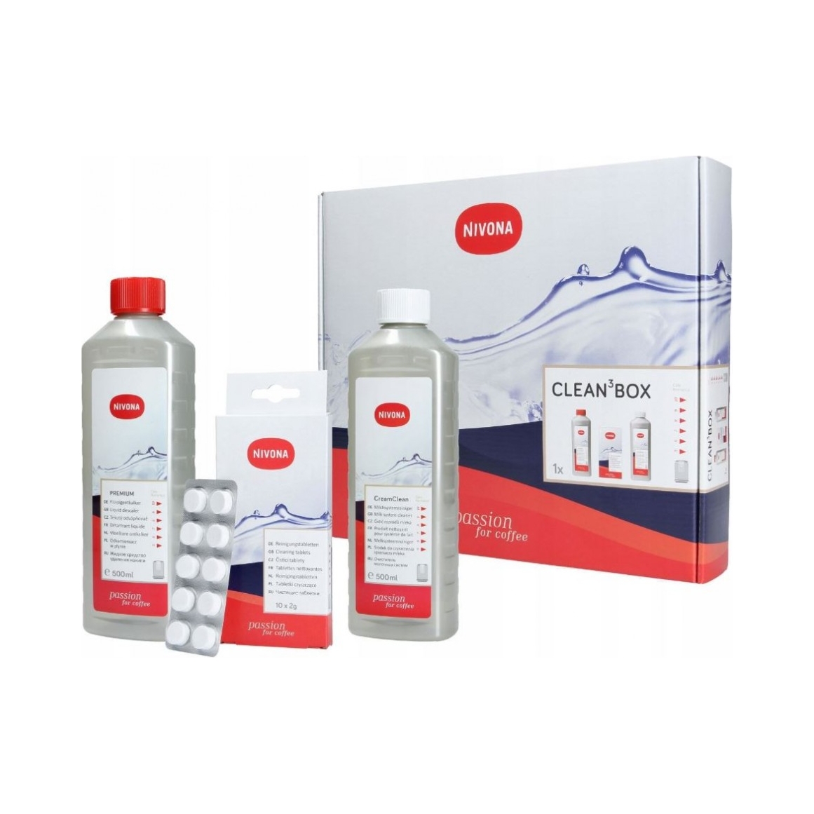 Zestaw do czyszczenia ekspresów Nivona Nicb 301 tabletki 2x koncentrat