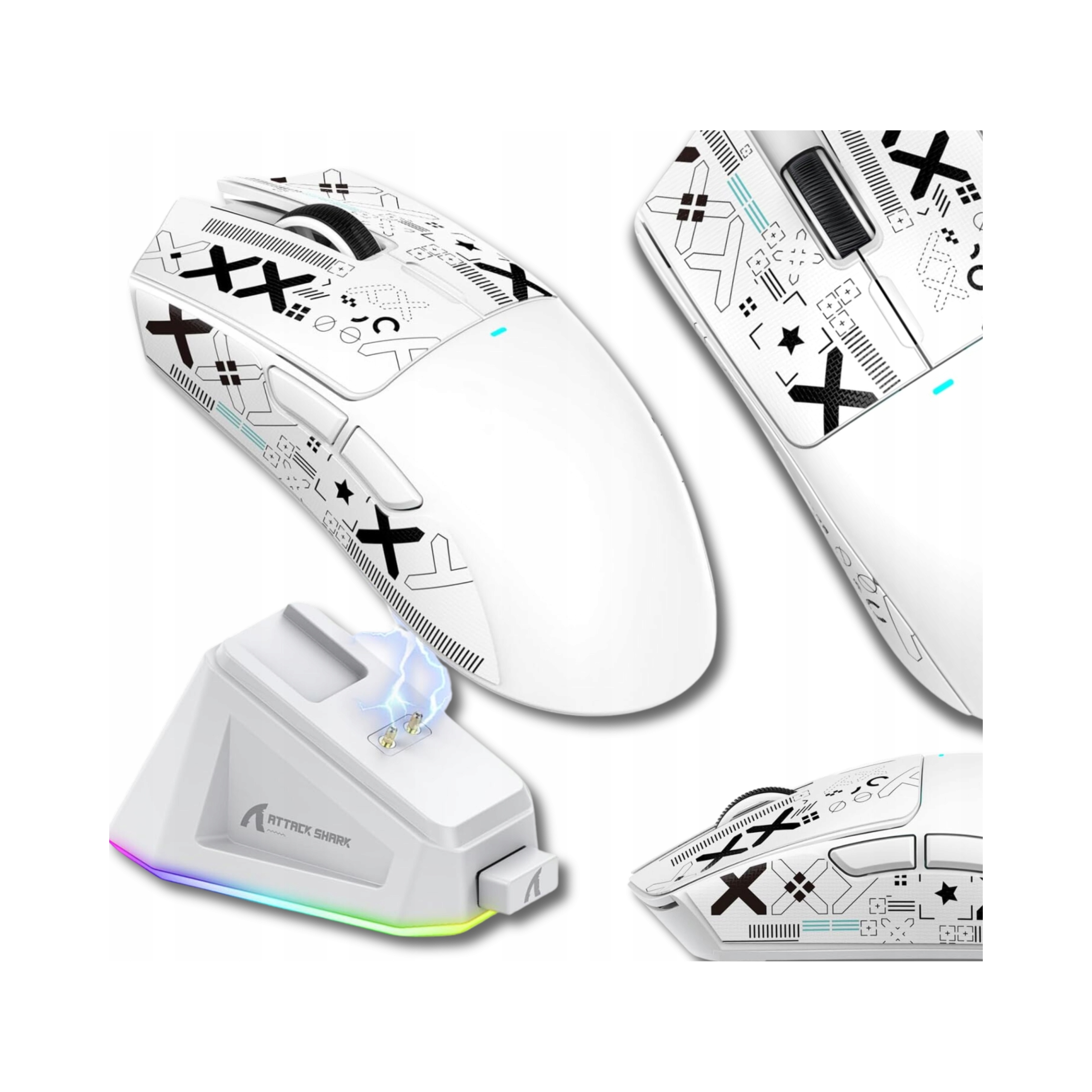 Myszka bezprzewodowa Attack Shark X11 sensor optyczny
