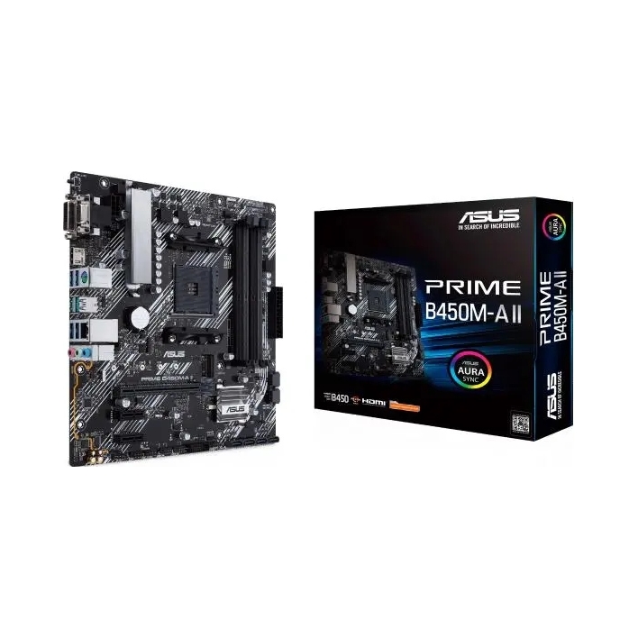 Asus Prime B450M-A II AM4 micro Atx Amd Ryzen AM4 4x DDR4
