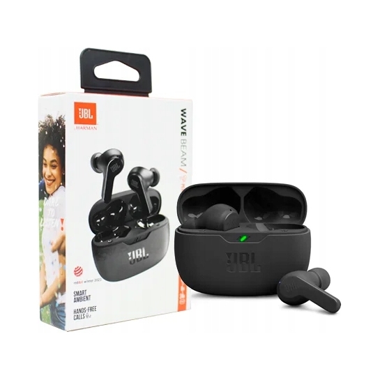 Jbl Wave Beam Słuchawki bezprzewodowe douszne Czarne