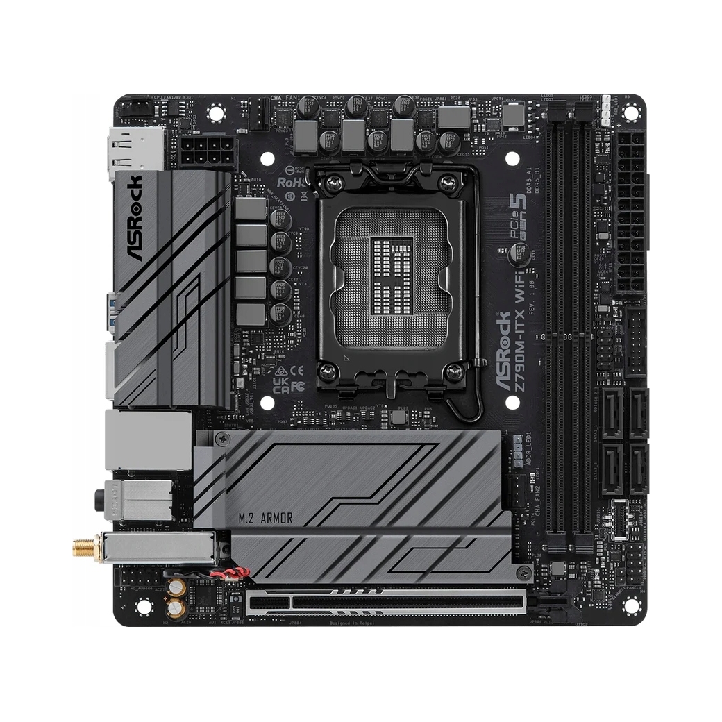 Základná doska ASRock Z790M-ITX WiFi DDR5 mini Itx Intel pätica 1700 2x
