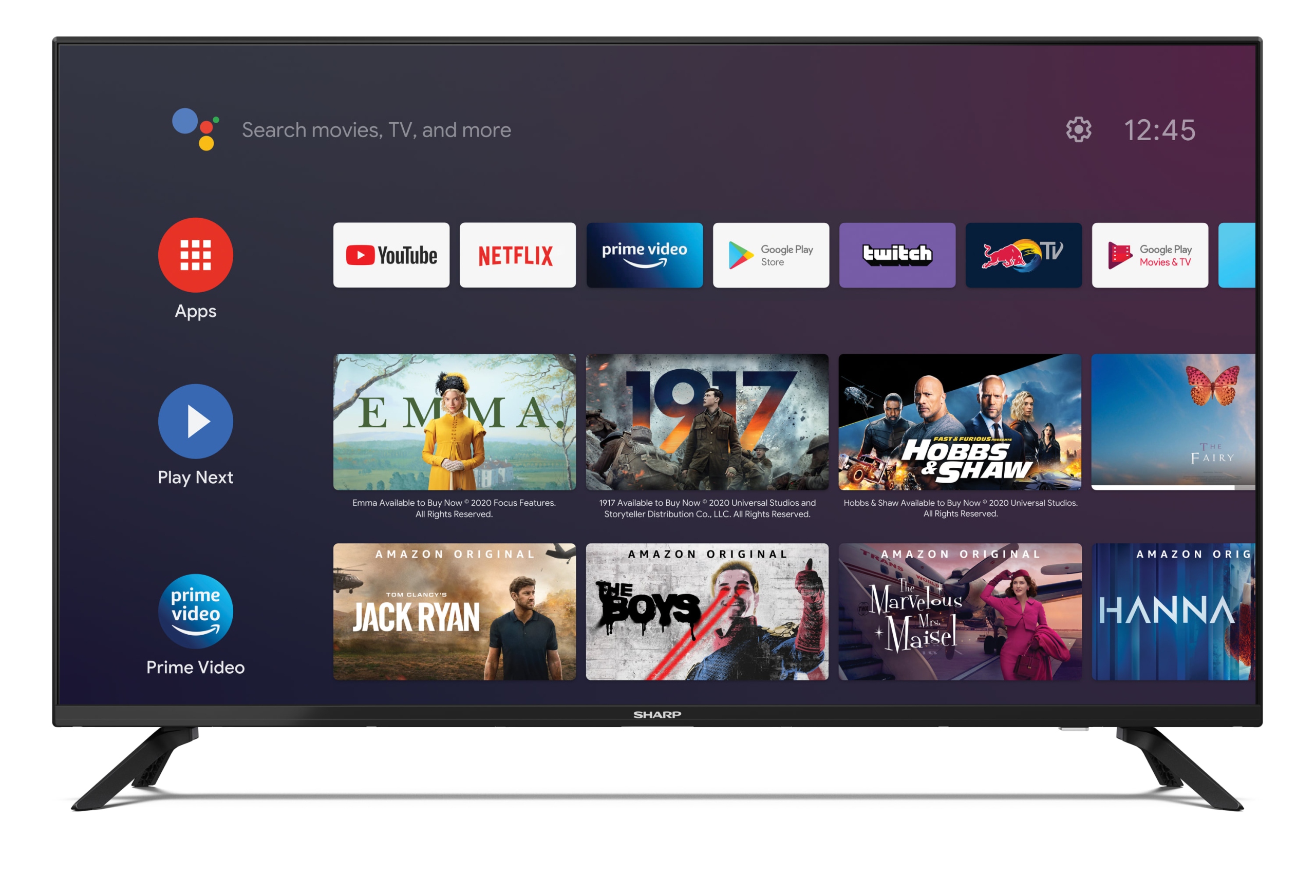 Telewizor LED Sharp 40FH2EA 40" Full HD czarny Model 40FH2EA