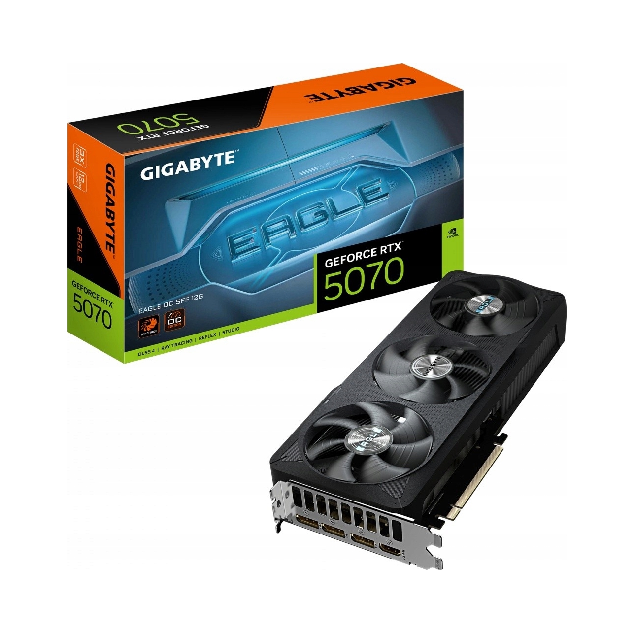 Відеокарта Gigabyte GeForce RTX 5070 EAGLE OC SFF 12GB GDDR7 192bit