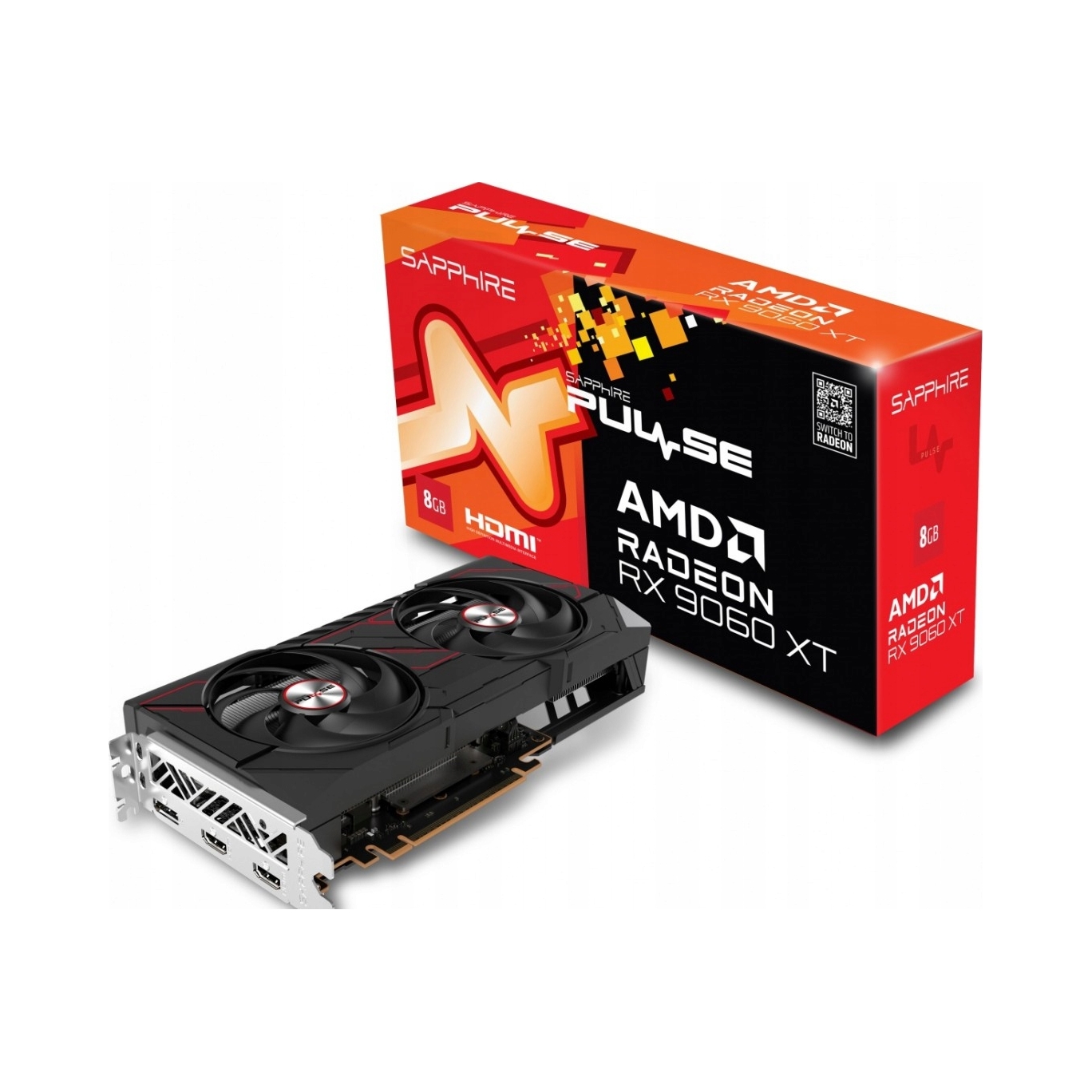 Karta graficzna Sapphire Radeon Rx 9060 Xt Pulse 8 Gb