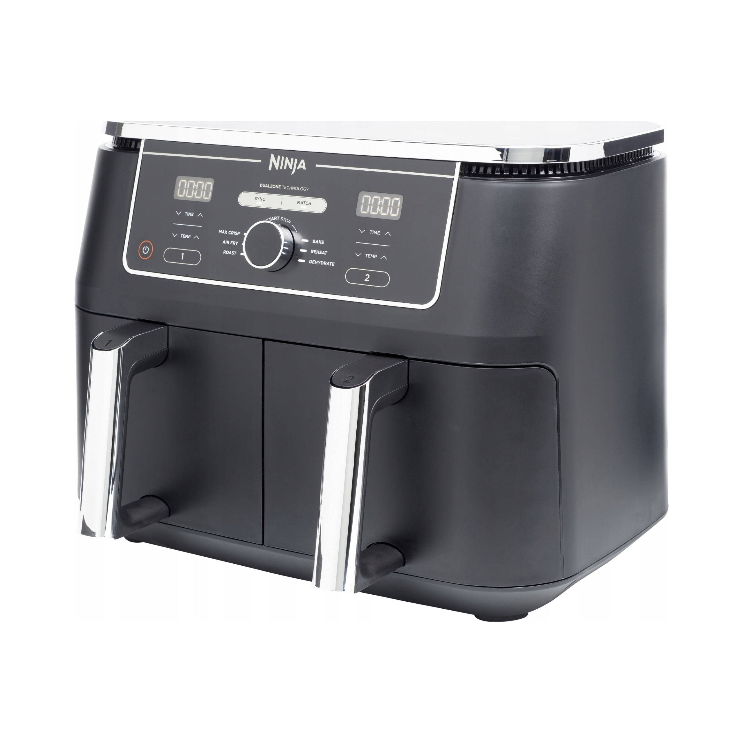 Beztuková Fritéza Air Fryer 6 Programov Dvojitá 2470 V Silná Ninja