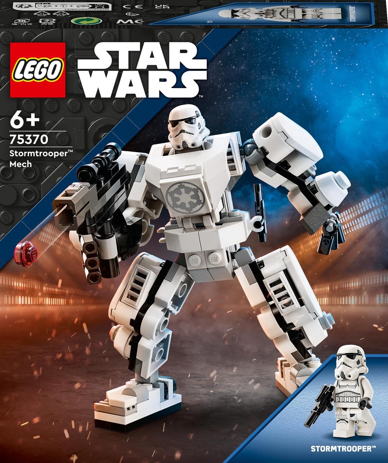 Lego Star Wars 75370 Mech Szturmowca klocki dla dzieci gwiezdne wojny