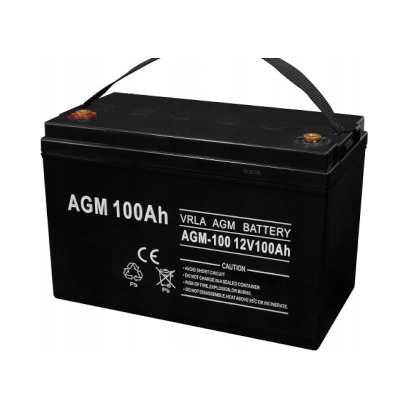 Akumulator do zasilania Ups AGM-100 12 V 100 Ah
