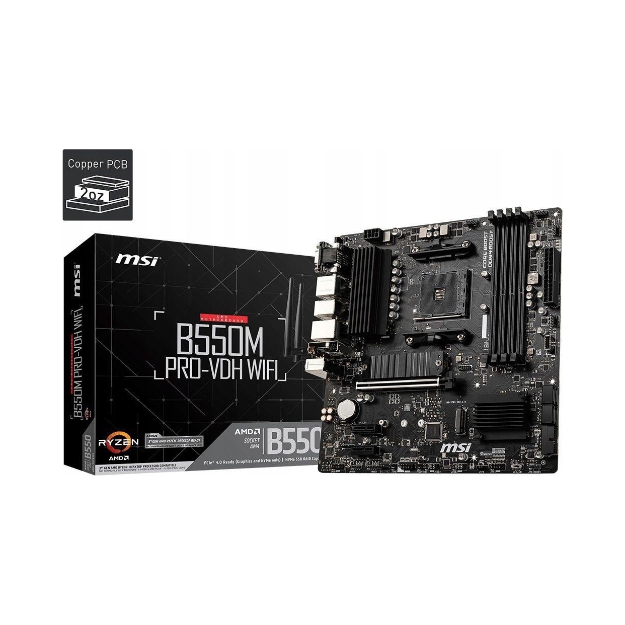 Základná doska Msi B550M Pro-vdh Wifi Micro Atx