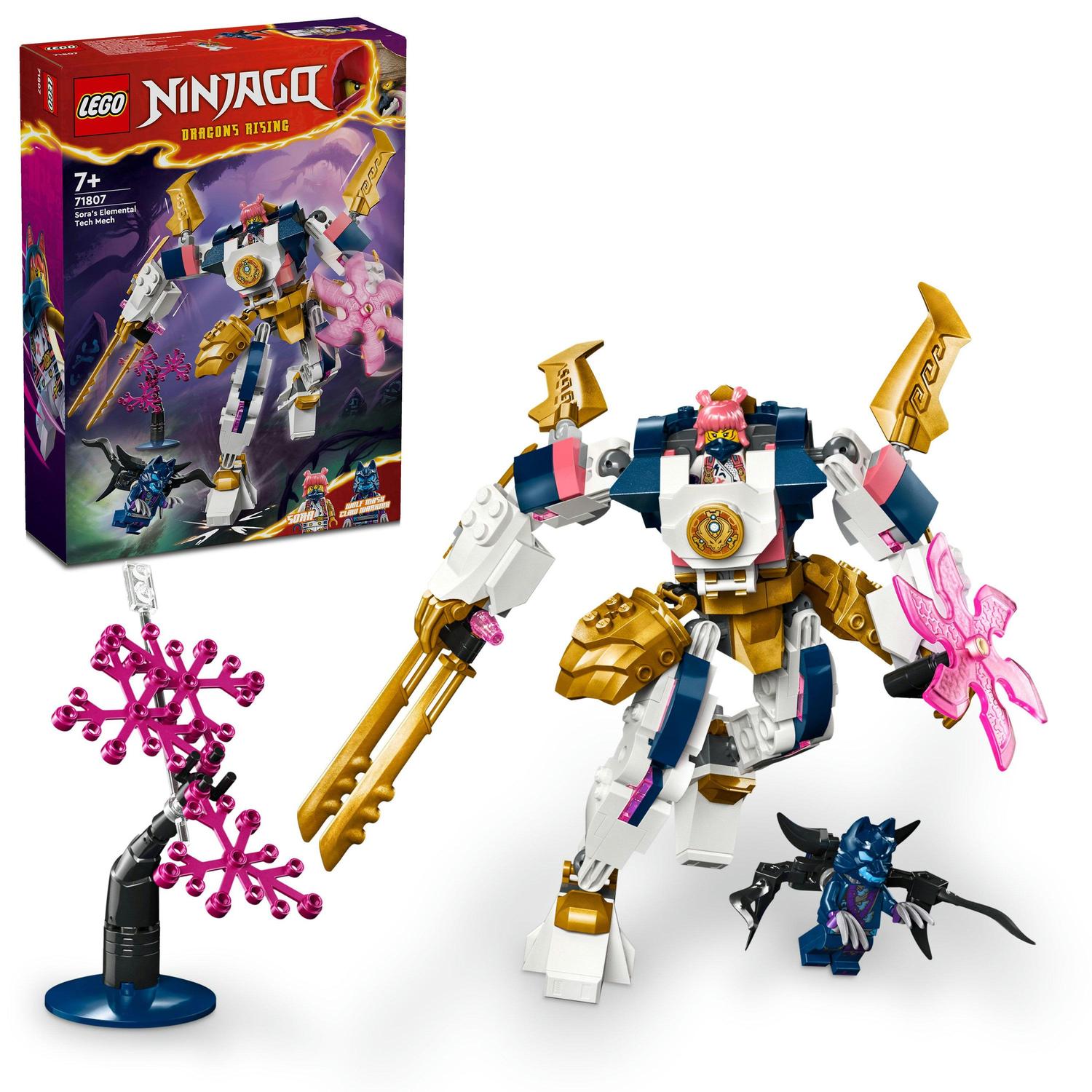 KLOCKI LEGO NINJAGO ELEMENTARNY ROBOT TECHNOLOGICZNY PREZENT DLA 7,8 LATKA