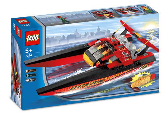 Lego City 7244 Motorówka. Nowy.