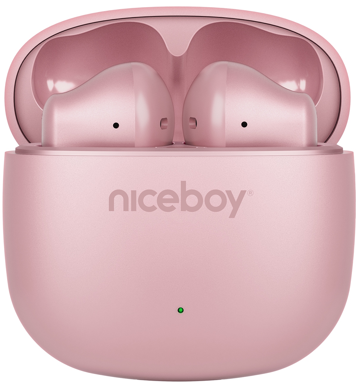 Bezdrátová Bluetooth sluchátka do uší Niceboy Beans 4 Pop růžová