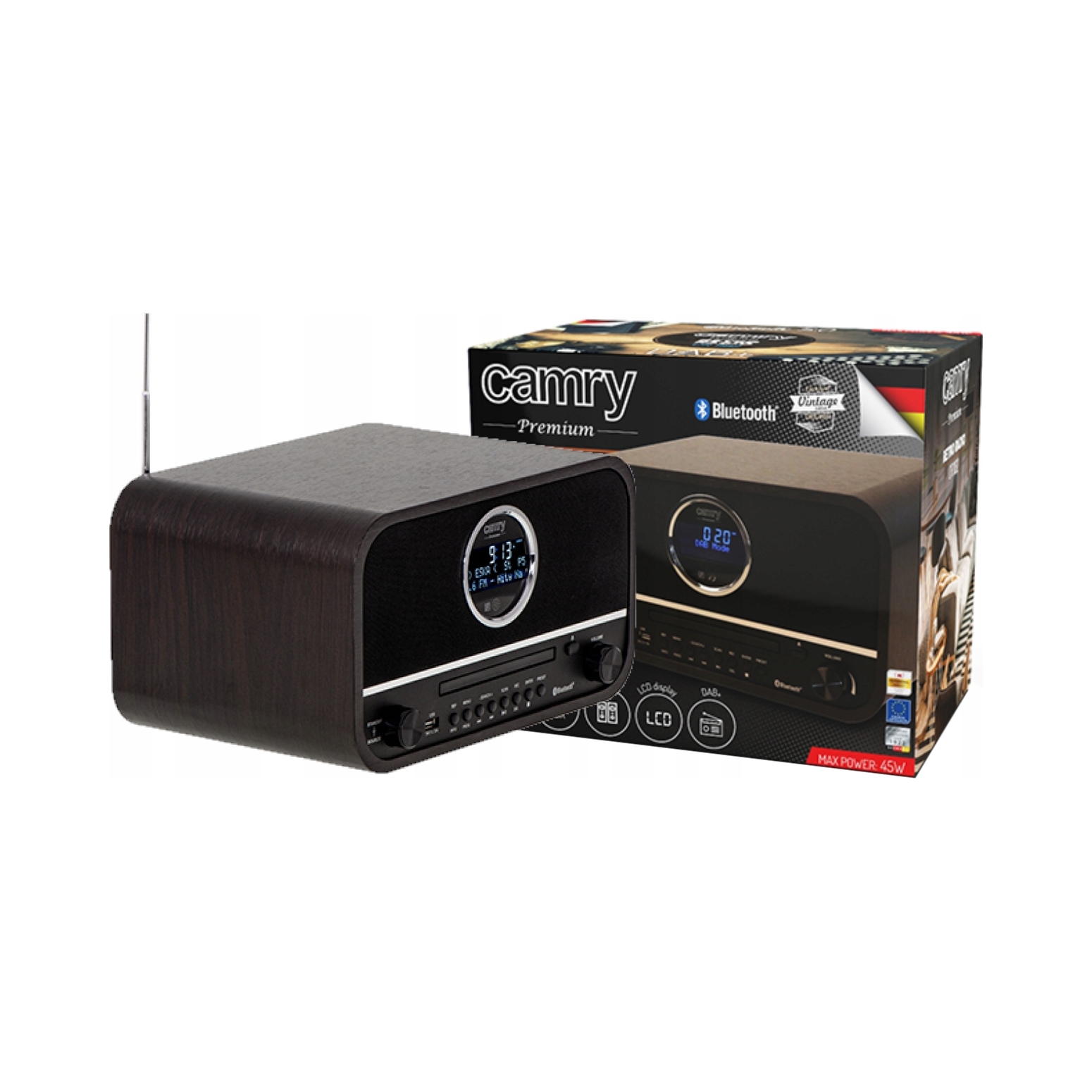 Retro Radio z Bluetooth Camry