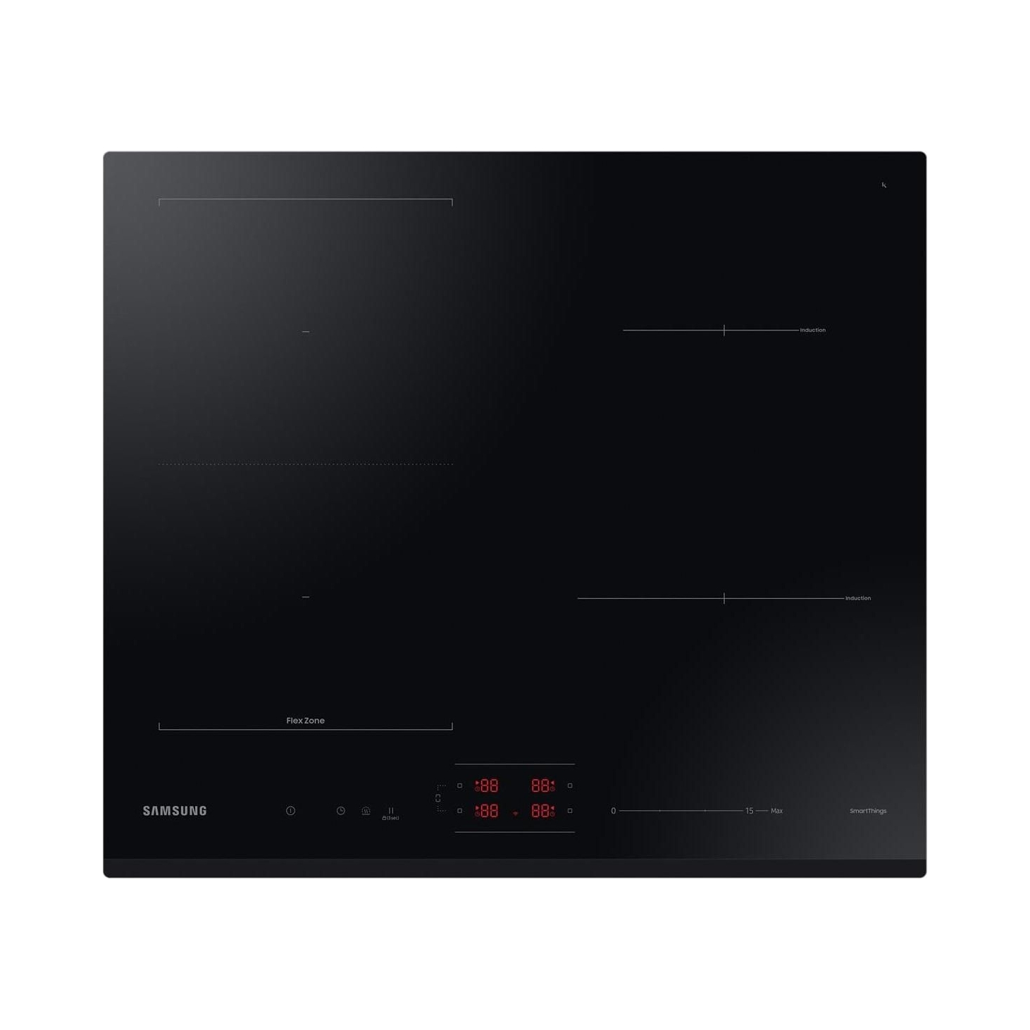 Płyta Indukcyjna SAMSUNG NZ64B5046GK/U2 Flex Zone Wifi Czarne szkło