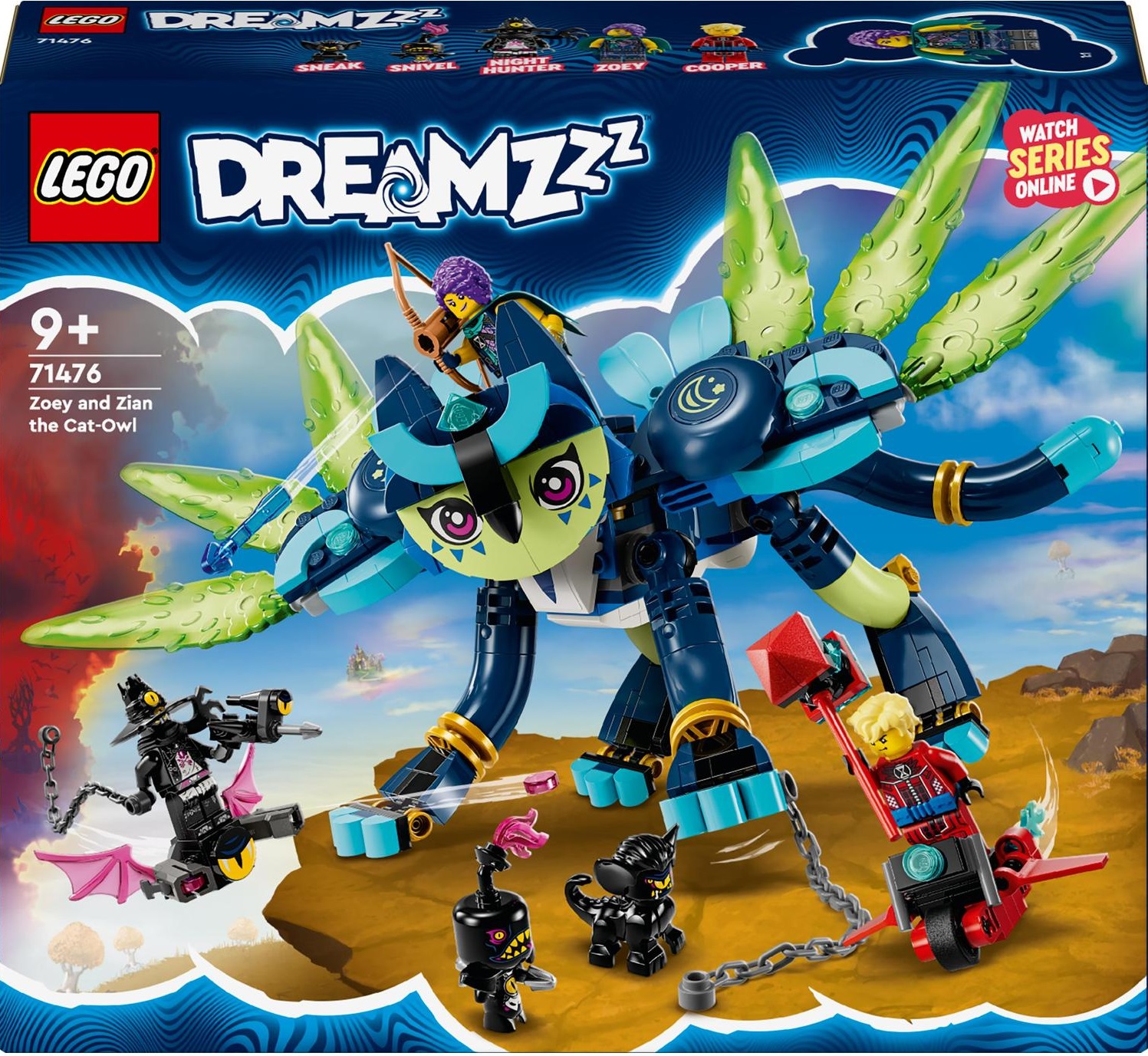 Lego DREAMZzz 71476 Zoey a sowokot Zian