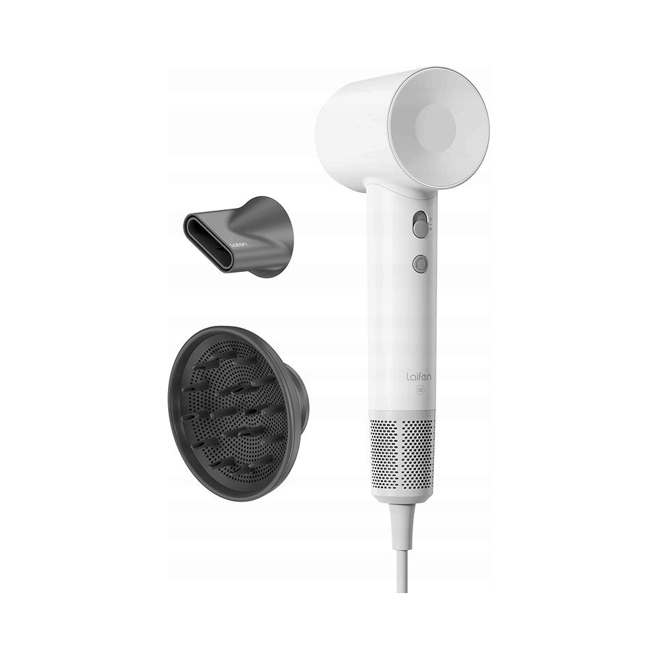 Suszarka do włosów z dyfuzorem Laifen Se Special biała, jonizacja