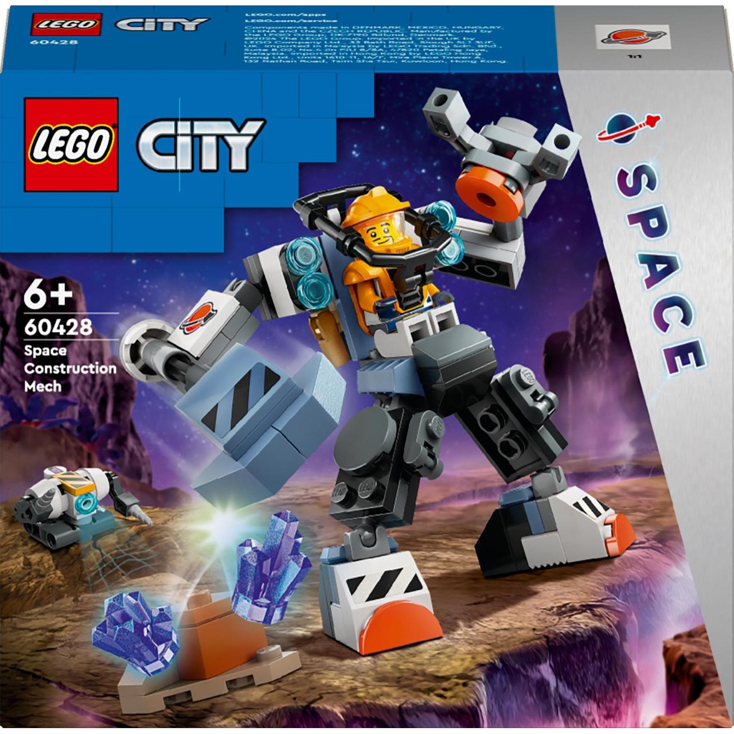 Nové Lego 60428 City Vesmírný mech mini dárek pro dítě Nové