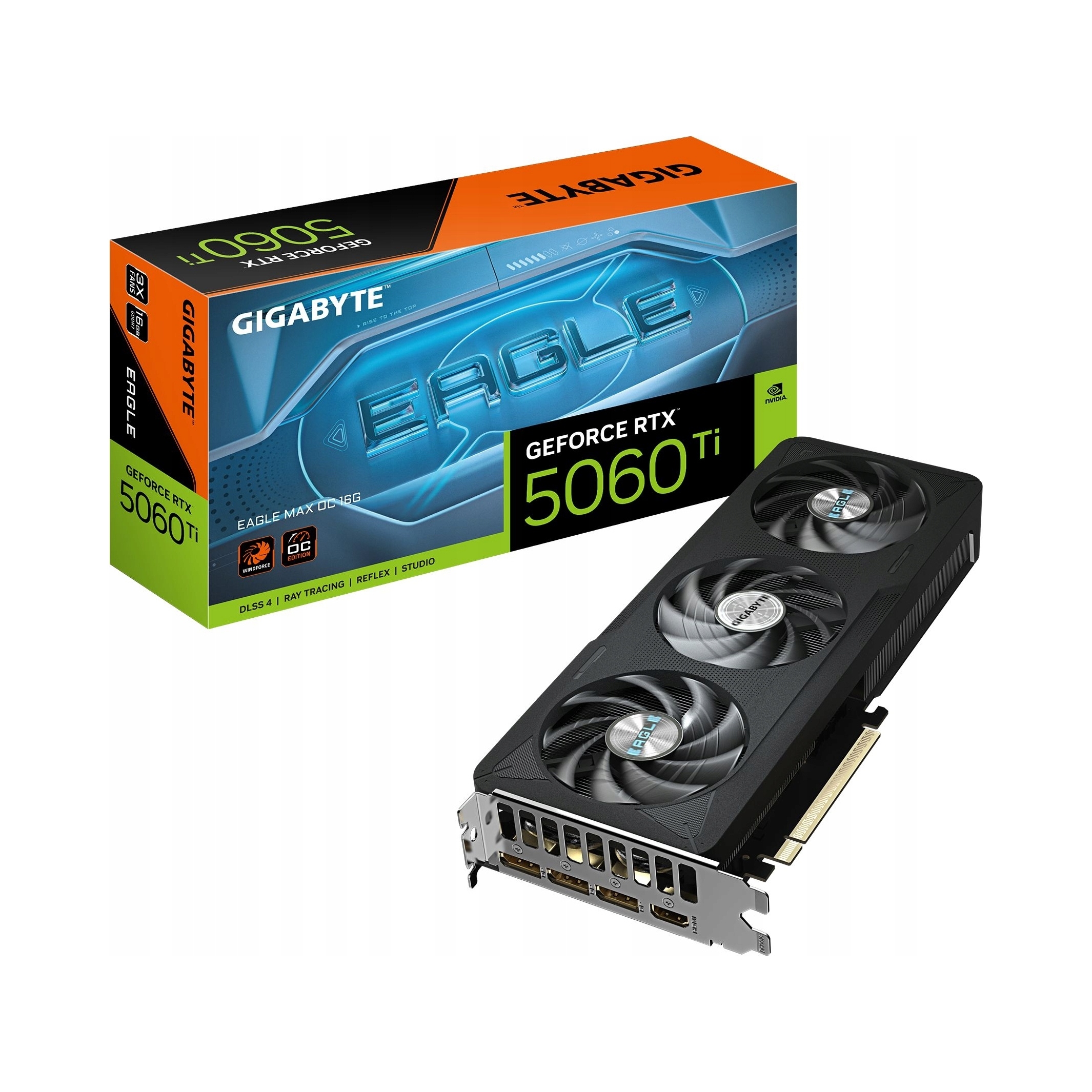 Gigabyte GeForce Rtx 5060 Ti Eagle Max/ Oc/ 16GB/ GDDR7 GV-N506TEAGLEMAX…