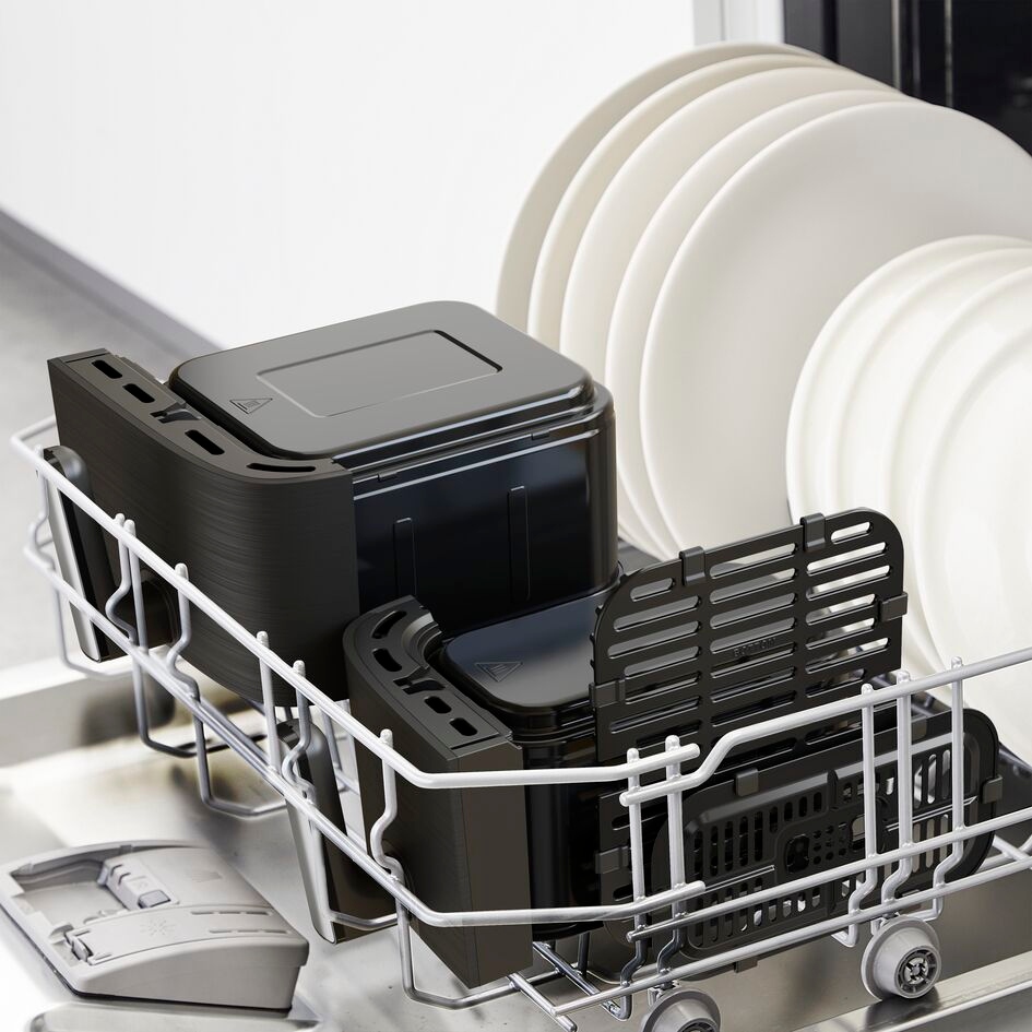 TEFAL Dual Easy Fry Beztłuszczowa 5,2L 3,1L Dwie Komory 7 Programów — miniatura 16
