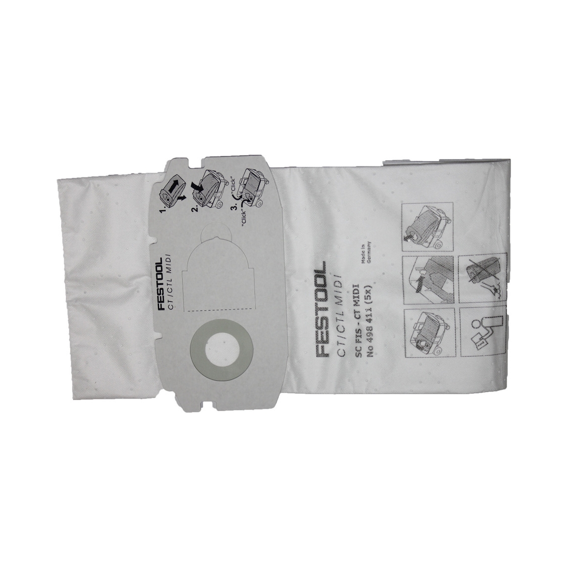 Worek do odkurzacza Festool syntetyczny Ctl MIDI 5 sztuk
