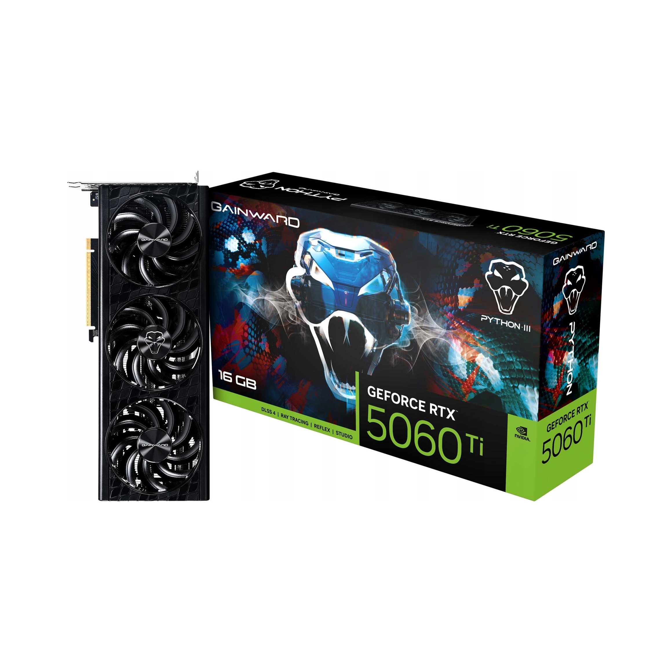 Karta graficzna Gainward GeForce Rtx 5060 Ti Python III 16GB GDDR7 DLSS4