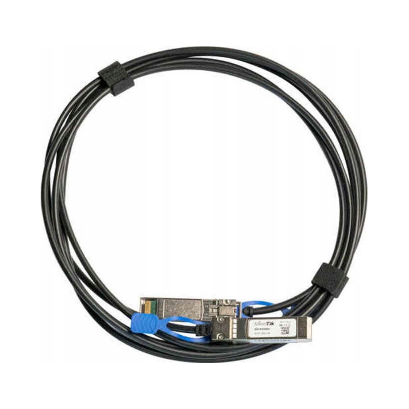 MikroTik XS+DA0001 przewód SFP/SFP+/SFP28 do 25Gbps, kabel DAC 1m