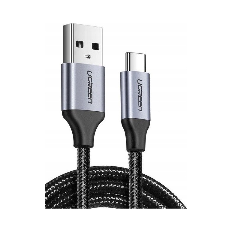 Кабель Ugreen USB-USB Type C 0,25 м Черный