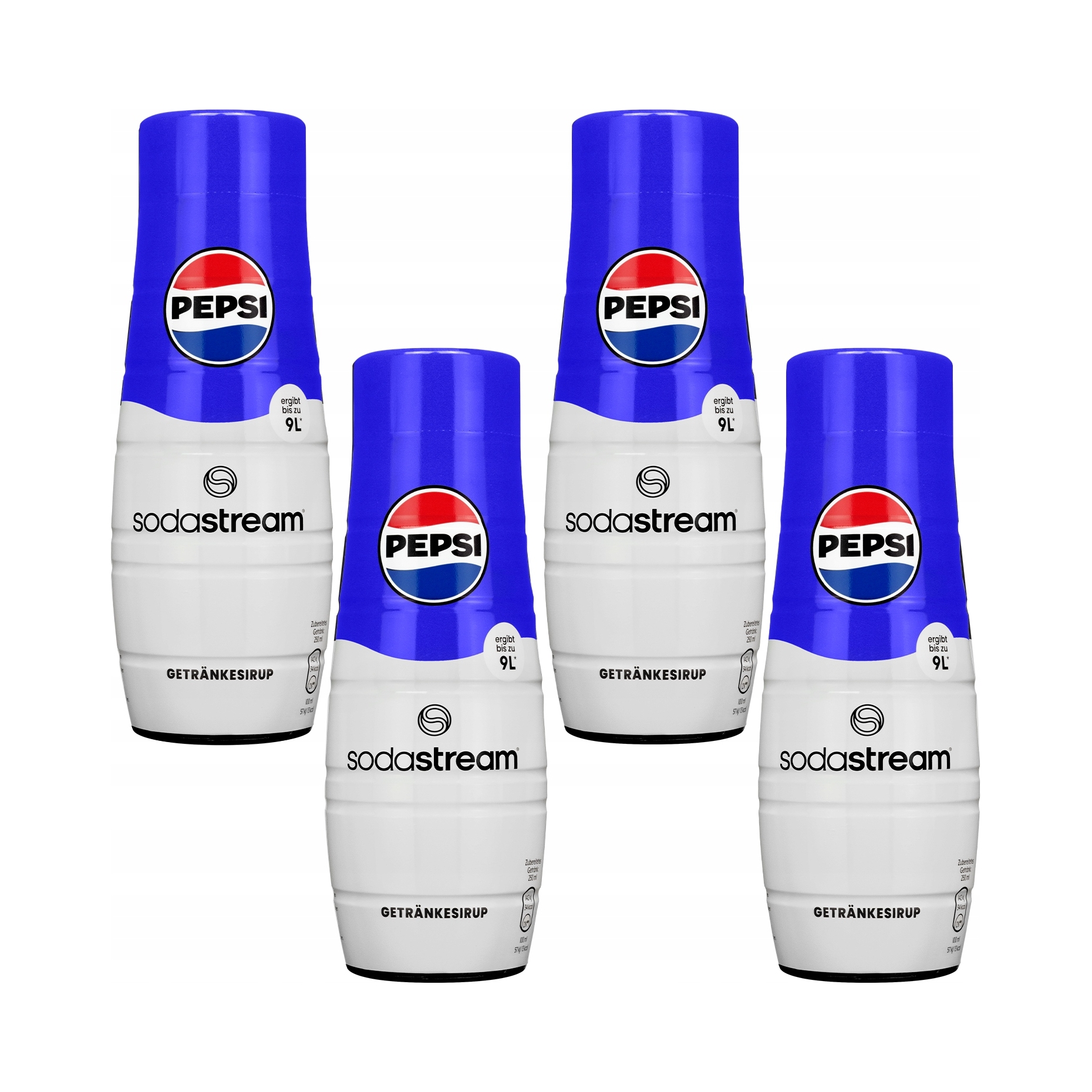 4x syrop SodaStream koncentrat Pepsi Cola do saturatora 9 l napoju z 440 ml