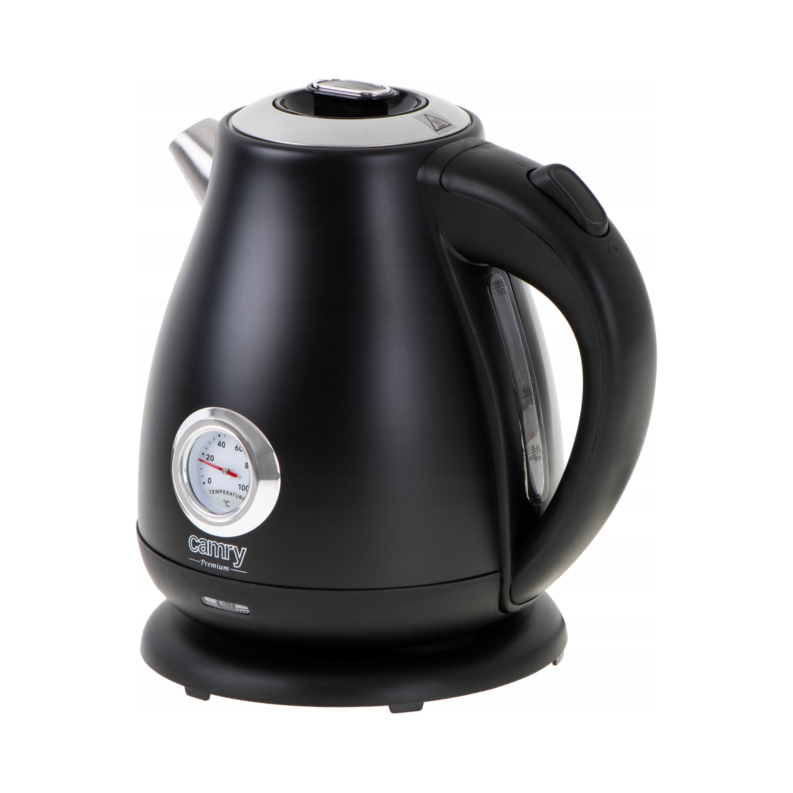 Czajnik elektryczny Camry black 2200 W 1,7 l czarny pojemny