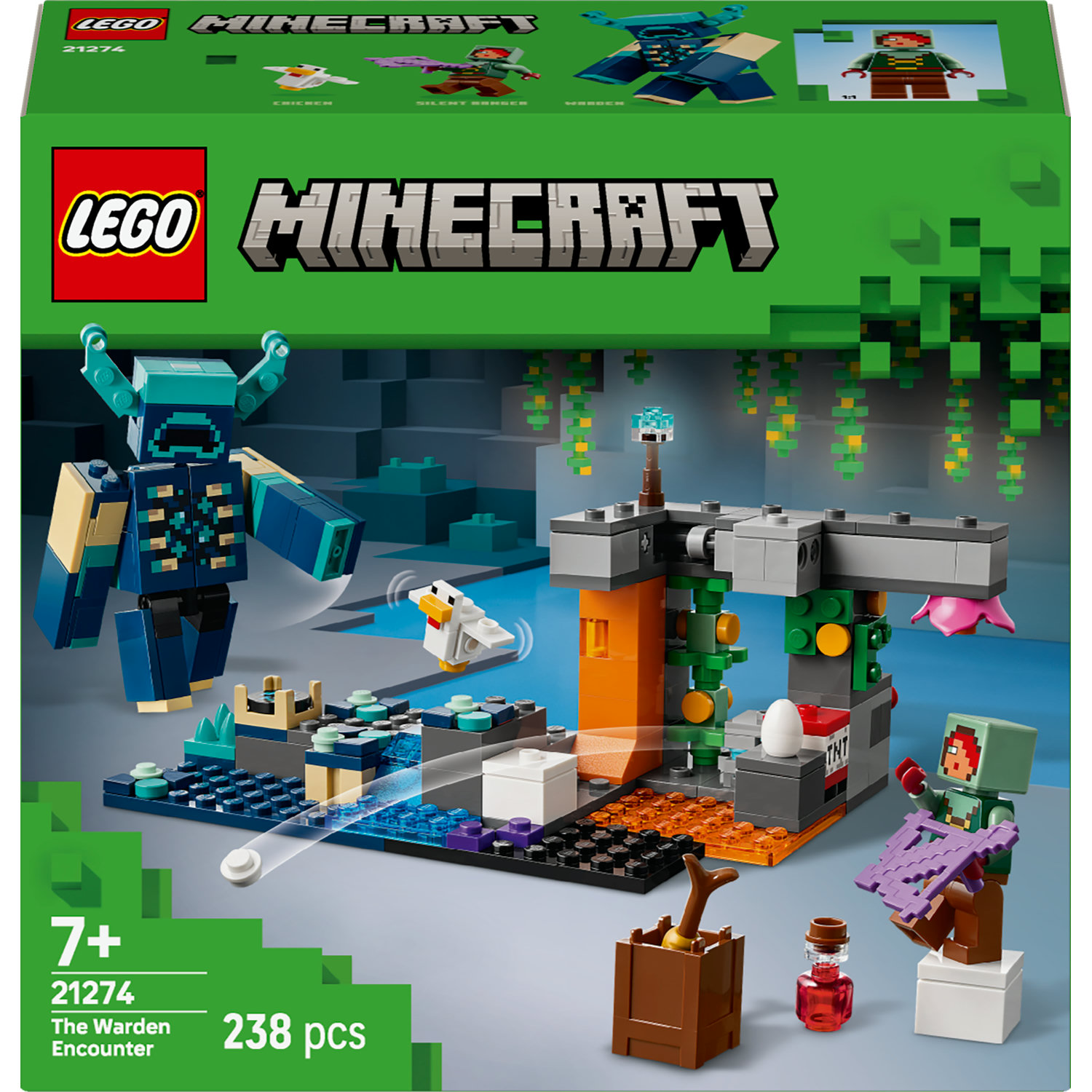 Lego Minecraft Spotkanie Ze Strażnikiem Figurki
