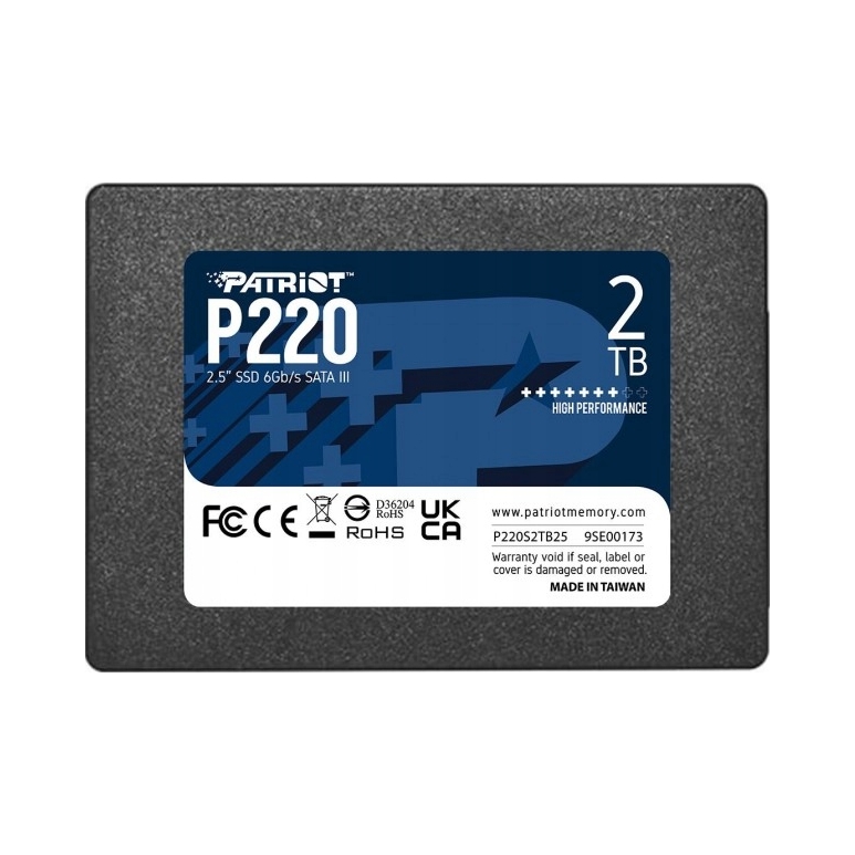 Ssd disk Patriot Memory P220S2TB25 2TB, 2.5" Sata III