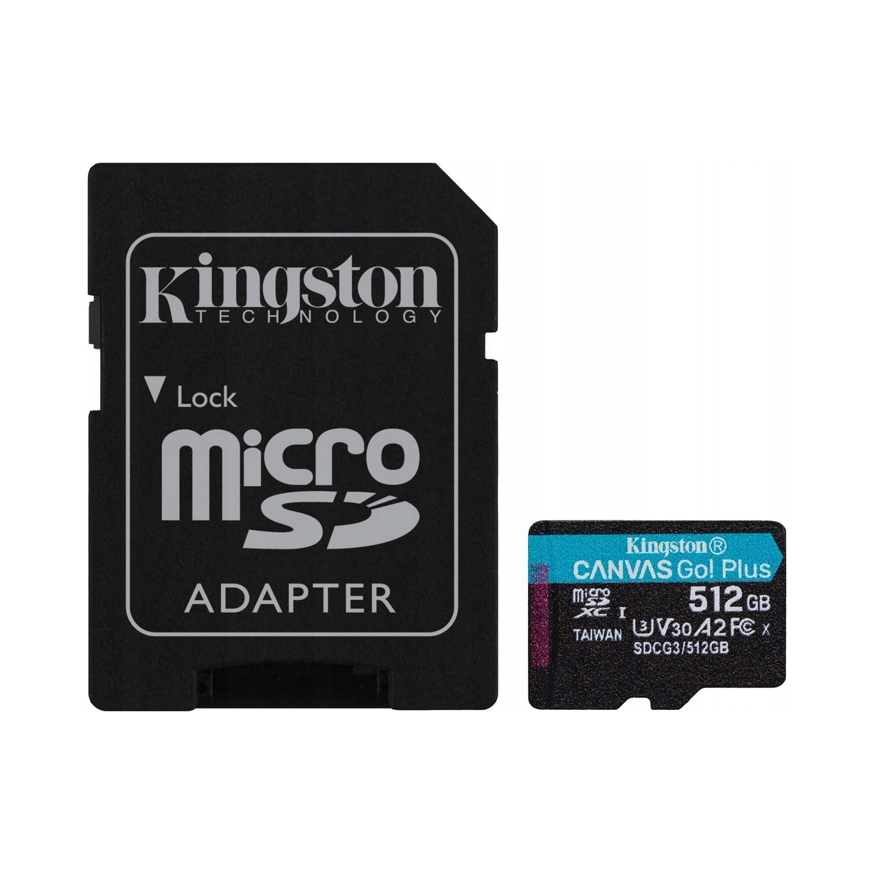 Karta pamięci microSD Kingston 512 GB SDXC A2 C10 U3 V30 170/90 MB/s