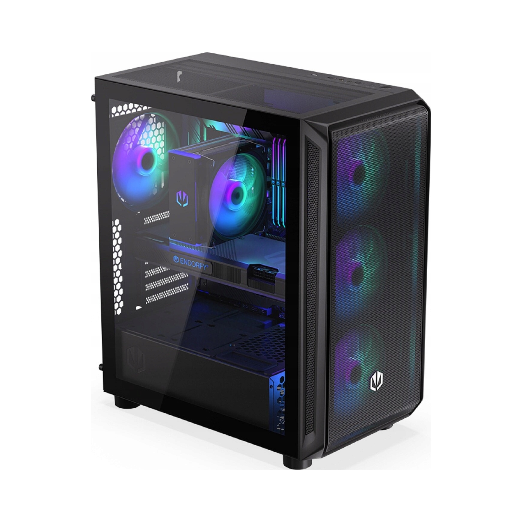 Počítačová Skriňa Endorfy Arx 500 Argb EY2A011 Midi Tower čierna