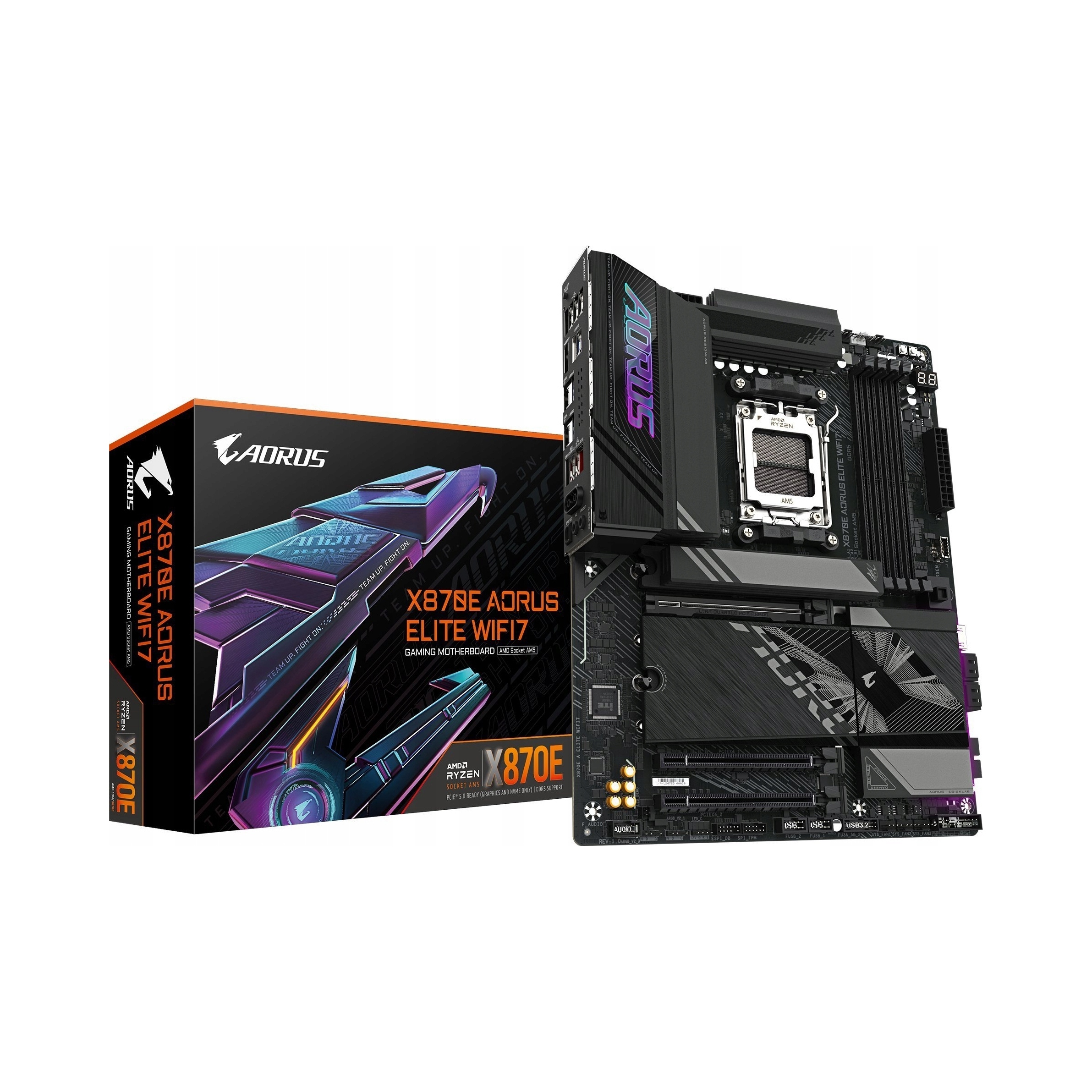 Základná doska Gigabyte X870 Aorus Elite WIFI7 DDR5 M.2 USB4 PCIe5.0 AM5