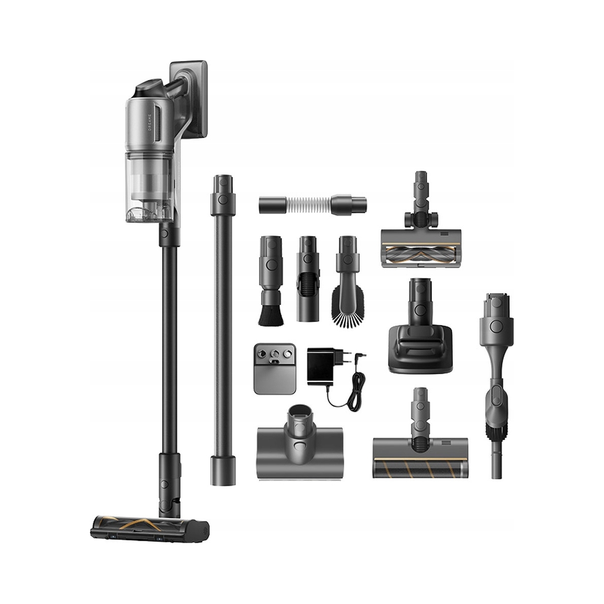 Tyčový vysavač Dreame Z30 2 v 1 3200 mAh 3 režimy LCD displej Černý