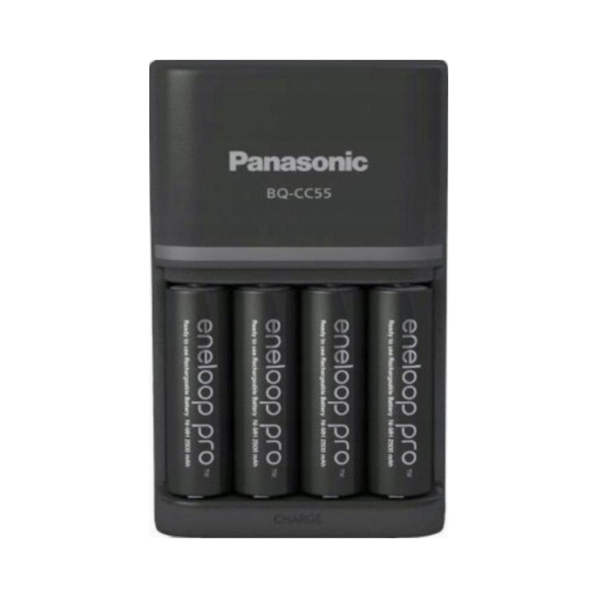 Nabíječka Panasonic Eneloop BQ-CC55+ 4 x R6/AA Eneloop Pro 2500 mAh Japonsko