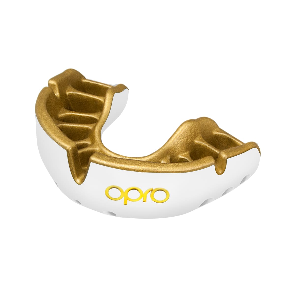 Ochraniacz na zęby Opro Gold, biało złota