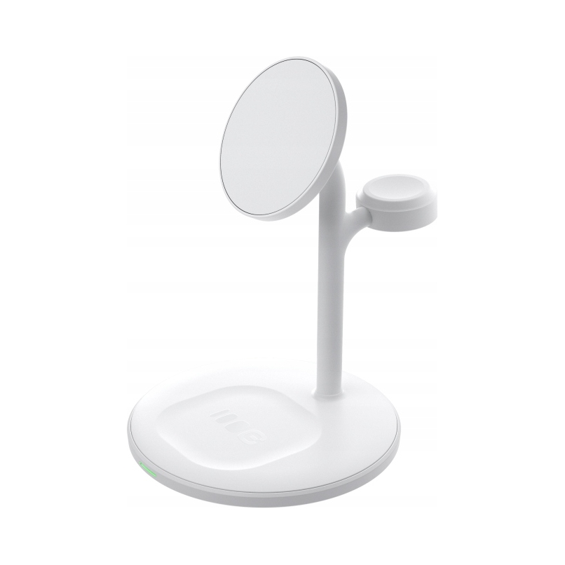 Green Cell MagScape Ładowarka Indukcyjna 3w1 MagSafe magnetyczna Biała