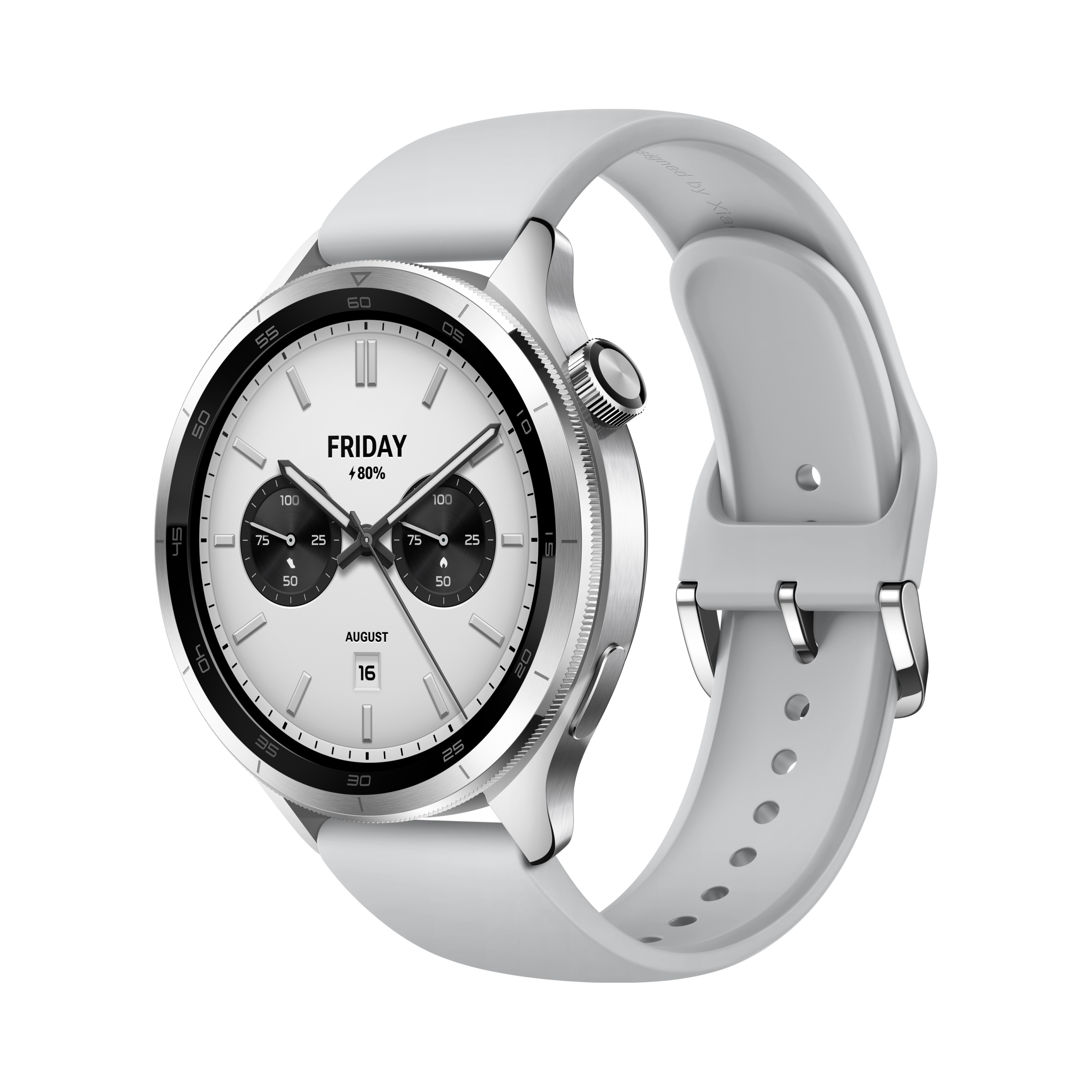 Chytré Hodinky Xiaomi Watch S4 striebornej farby