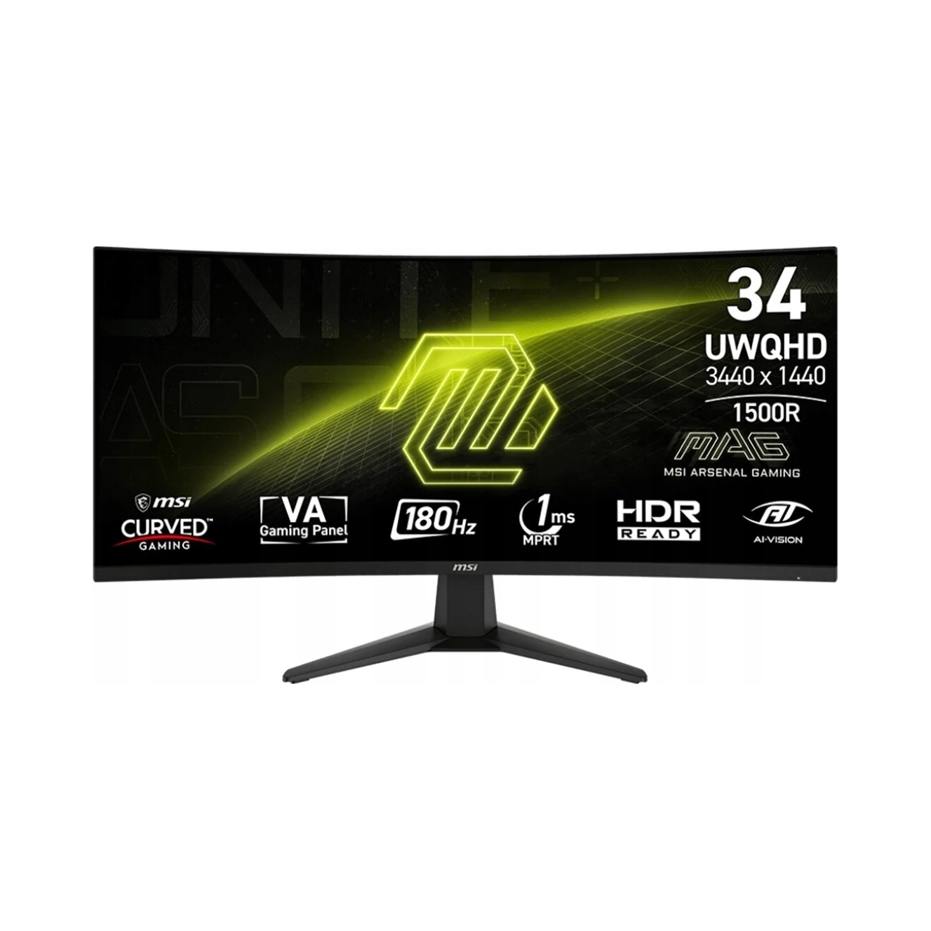 Monitor gamingowy Msi Mag 346CQ 3440 x 1440 (uwqhd) 180 Hz