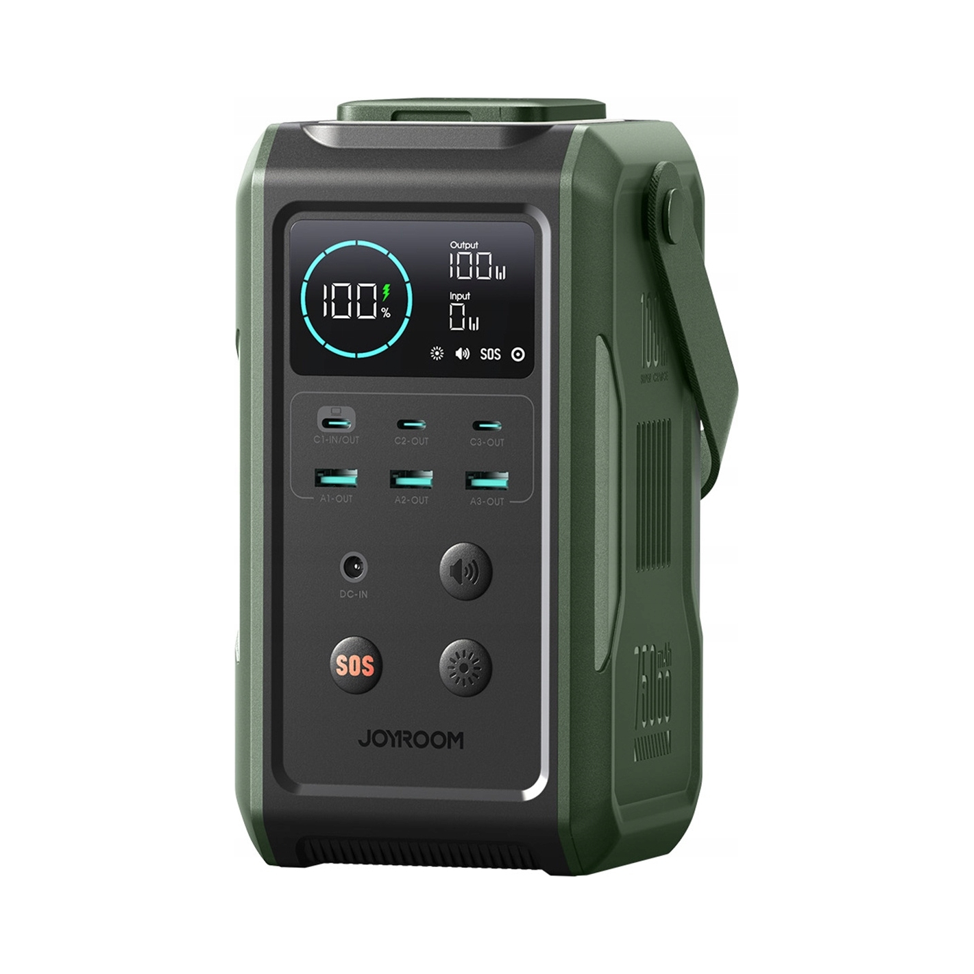 Powerbank Joyroom Jr- PBF10 75000mAh 100W 3x Usb- C 3x Usb- A ze latarką