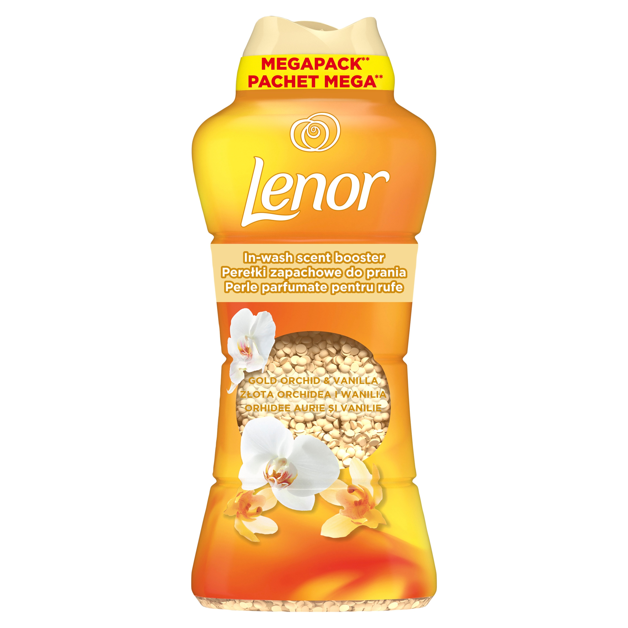 Levně Lenor Gold Orchid & Vanilla vonné perličky do praní 735g