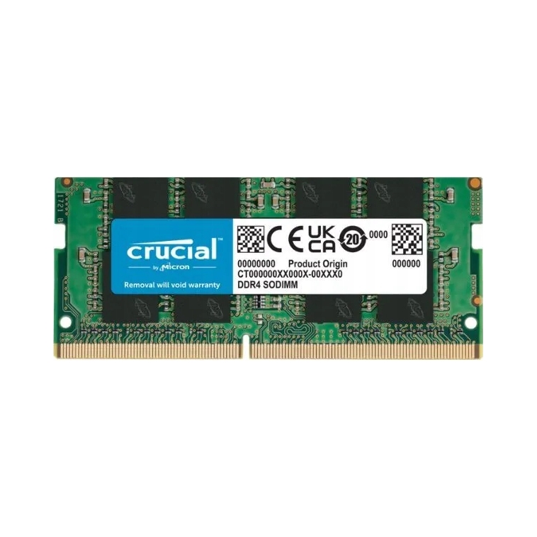 Pamięć Ram So-dimm DDR4 Crucial 16GB (1x16GB) 3200MHz CL22 CT16G4SFRA32A