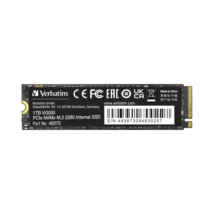 Ssd disk Verbatim Vi3000 1TB M.2 PCIe